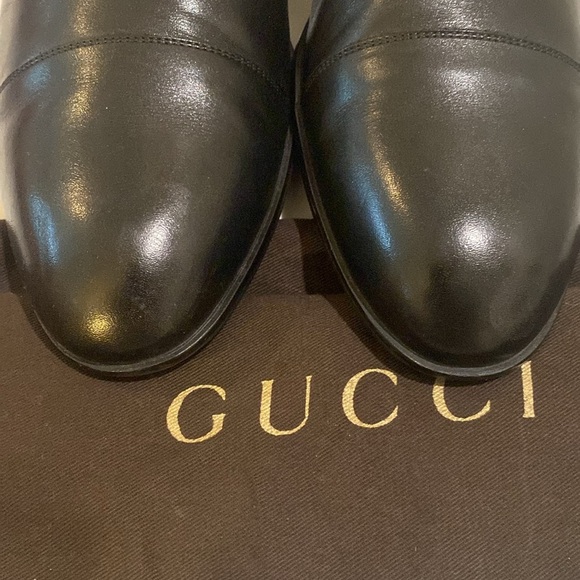 Gucci Cap Toe Leather Oxfords 9.5 - Picture 3 of 8